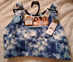 NWT 3 Pack Fruit Of The Loom Size 38 9012R Racerback Tank Style Sports Bras