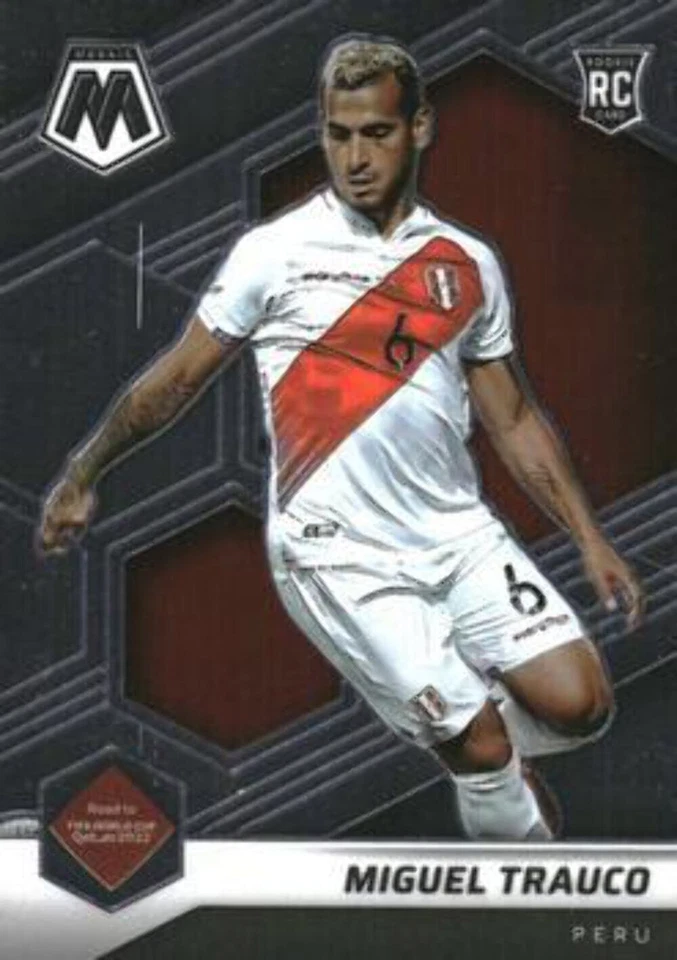 #41 Miguel Trauco - Peru - 2021-22 Panini Mosaic Road to FIFA World Cup Soccer - Image 1 of 1