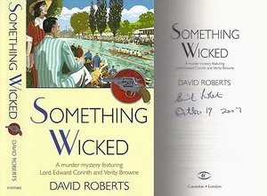 David Roberts - Something Wicked - Signed - 1st/1st (2007 First Edition DJ) - Foto 1 di 1