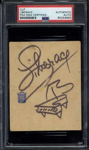 Liberace Pianist Signed Auto PSA/DNA Slabbed With Piano Drawing ID:447895 - Picture 1 of 2