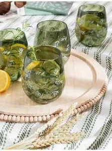 Stacey Solomon Green Outdoor Tumblers - Set of 4 Brand New + FREE POST - Picture 1 of 3