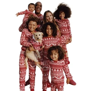 Family Matching Christmas Pyjamas Adult Kids Xmas Elk Nightwear Pajamas Pjs Set - Bild 1 von 27