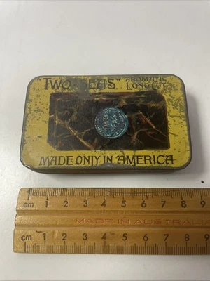 EMPTY Cameron Bros Two Seas Aromatic Long Cut  TOBACCO TIN America - Image 1 of 4