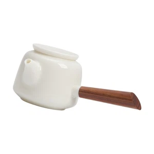 1 Set Kung Fu Haushalt Tee Kessel Keramik Teehaar Seitengriff - Bild 1 von 12