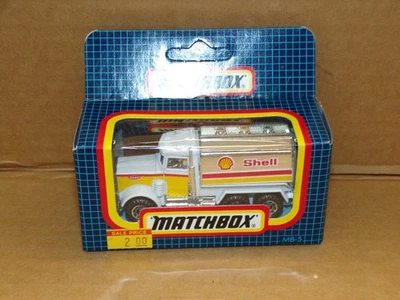VINTAGE MATCHBOX MB-5 PETERBILT SHELL OIL TANKER ~ MINT IN OPEN BOX ! - Image 1 of 4