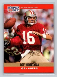 1990 Pro Set #293 Joe Montana San Francisco 49ers - Picture 1 of 2