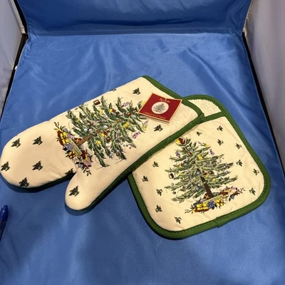 Juego de cocina Spode Holiday Collection 2 piezas horno guante y bache multicolor Foto 1 de 4