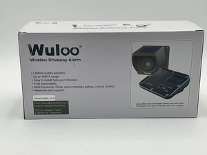 Alarma de entrada solar inalámbrica exterior resistente a la intemperie Wuloo 1800 pies Gama - Imagen 1 de 8