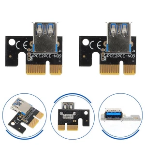 4 Pcs Carte D'adaptateur USB Vers PCI-E Cartes Adaptateurs Montantes Minières - Photo 1/12