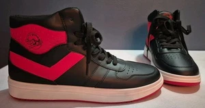 Men's Size 9.5 - Pony City Wings Hi Top Synthetic Leather In New Condition - Picture 1 of 18