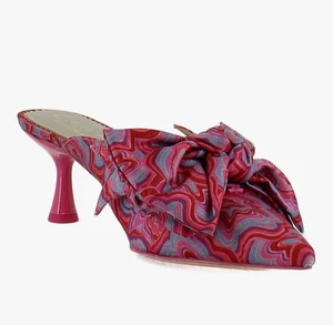 Circus NY Sam Edelman Größe 9 Fiona Pantolette Schleife Slipper pink bunt blau Damen - Bild 1 von 7
