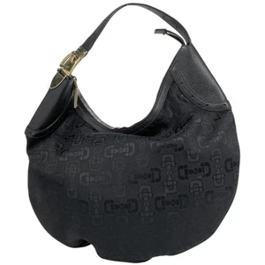 GUCCI Horsebit Pattern One-Shoulder Handbag Shoulder Bag 145764 #BS2684 - Picture 1 of 8
