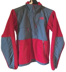The North Face Denali Polartec Giacca Ventilata Uomo Rosso/Grigio Taglia S - Foto 1 di 9