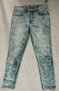 Hudson Zack Herren Skinny Jeans 34 x 31 Blue Acid ~ Neu mit Etikett schneller Versand - Bild 1 von 5