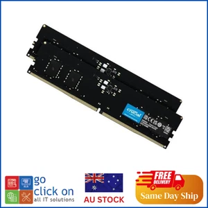 Crucial 32GB (2x16GB) DDR5 UDIMM 4800MHz CL40 Desktop PC Memory - Picture 1 of 5