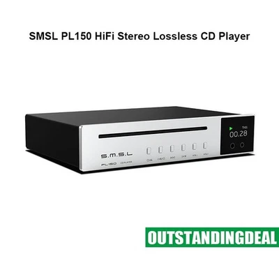 Reproductor de CD estéreo sin pérdidas SMSL plateado PL150 chip de decodificación CS43198 integrado Foto 1 de 2