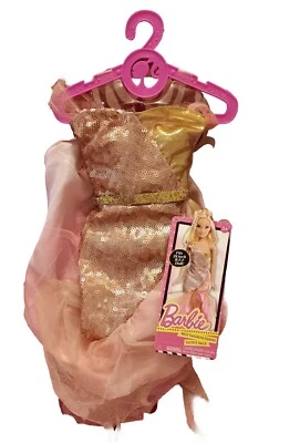 Raro Barbie Mejor Moda Amiga 28 Muñeca Conjunto Mi Talla Barbie Vestido Oro Rosa  Foto 1 de 3