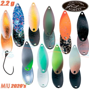 Forest MIU 2020 Limited 2.2 g 26 mm Area Trout Spoon Assorted Colors - Picture 1 of 12