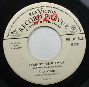 Country Promo 45 Chet Atkins - Country Gentleman / The Bells Of St. Marys On Rca