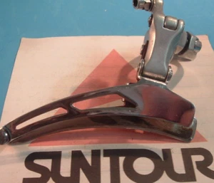 Suntour Cyclone FD-3300 28.6MM Road Front Derailleur-2/3x5/6/7-Spd- GC - Picture 1 of 8