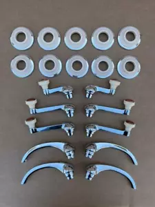 1942 1947 1948 Chevy Car 4 Door Sedan Door Handle & Window Crank Set with 10 Es - Picture 1 of 12