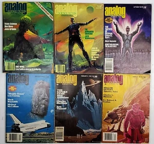 Analog Science Fiction / Science Fact Magazine Lot Of 6 1/1980 - 3/1981 - Picture 1 of 2