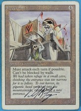 Juggernaut Revised PLD Uncommon Artist Signed Altered CARD (sa4995) ABUGames