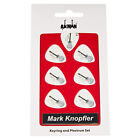Mark Knopfler Guitar Plectrum Gift Set |  6 Plectrums | 1 Keyring