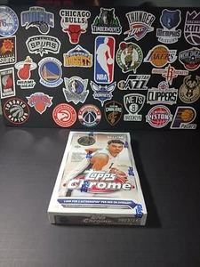 2023-24 Topps Chrome NBA Basketball SEALED Hobby Box WEMBY RCs 2 Autos on avg. - Bild 1 von 2