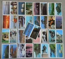 17  BROOKE BOND TEA  DISCOVERING OUR COAST   DOUBLE CARDS 1989