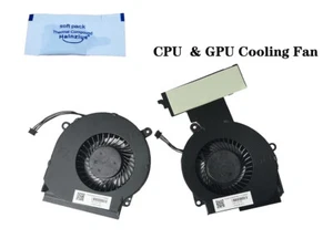 New HP OMEN 15-dc0xxx 15-dc1xxx 15t-dc0xx 15t-dc1xx CPU Cooling Fan + GPU Fan - Afbeelding 1 van 6