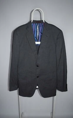 Chaqueta Blazer Abrigo Deportivo ETRO MILANO Para Hombres Gris Lana Talla 54IT 44US/UK Foto 1 de 4
