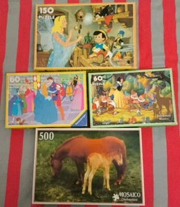 Puzzle Clementoni/Ravensburger - Da 60 A 500 Pezzi - Completi E Pari Al Nuovo  - Foto 1 di 8