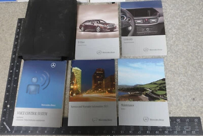 Mercedes Benz E350 E550 E63 Manual del propietario 2011 Set Book 11 Navigaton OM788 Foto 1 de 3