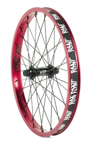 RANT PARTY ON V2 20" RUEDA DELANTERA BICICLETA BMX RODAMIENTOS SELLADOS ROJO NUEVO EN CAJA - Imagen 1 de 6