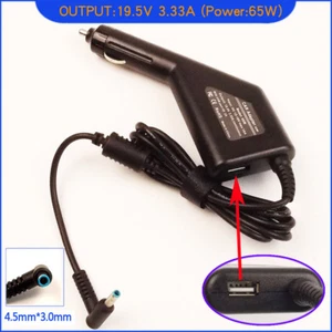 Adaptador de cargador de coche para HP 15-G221NL 15-G222AU 15-G222NG 15-R064ER 15-G221AU - Imagen 1 de 7