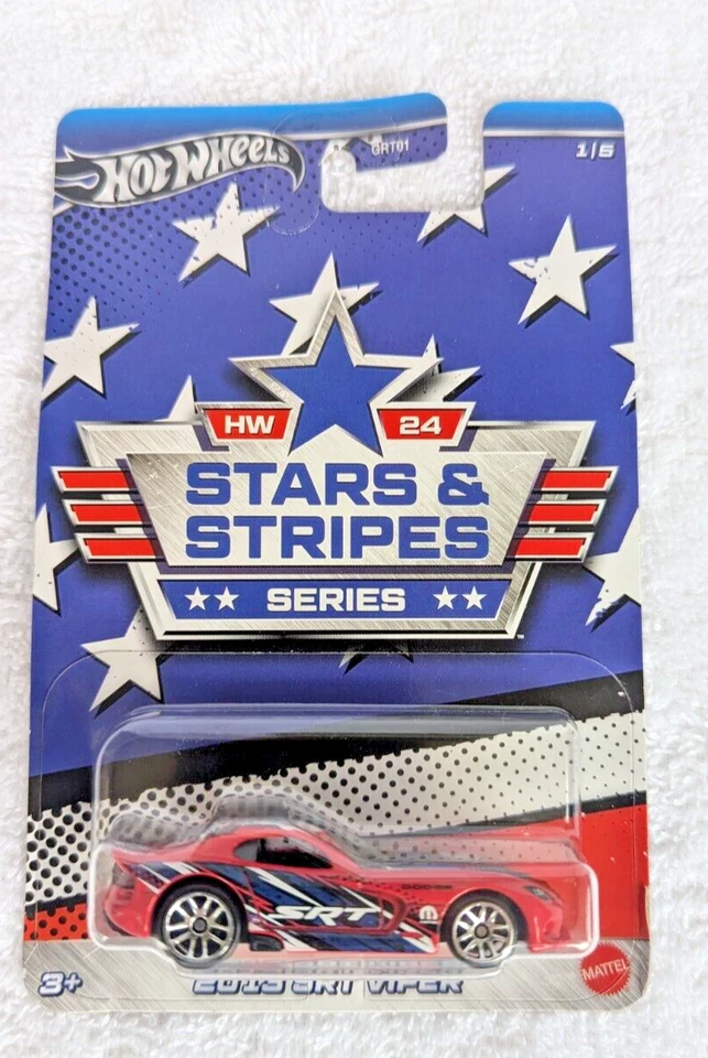Dodge Mopar SRT10 Hemi Serie Stars & Stripes 2013 SRT Viper 2024 Hot Wheels WOW Foto 1 de 1