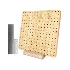 Crochet Blocking Board with 25 Rod Pins for Knitting & Crocheting Tool Reusable
