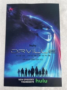 ORVILLE NEW HORIZONS - 12""x18"" Original Promoción Póster de TV SDCC 2022 COMO NUEVO Hulu - Imagen 1 de 1