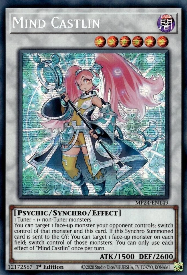 Mind Castlin (MP24-EN149) - Prismatic Secret Rare - 1st Edition - Image 1 of 1
