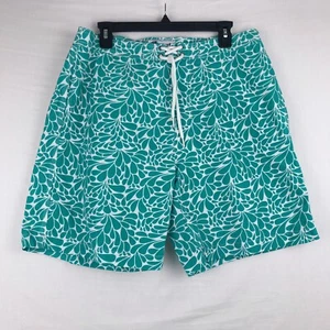 NEW $54 Trunks Surf & Swim Mens Swim Trunks Shorts Green Size L - Picture 1 of 7