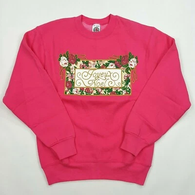 Sudadera Vintage Feliz Navidad Francesa Noel Talla S Cuello Redondo Floral Vacaciones Foto 1 de 4