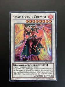 Yu Gi Oh Crimson Swordsman Ap04-it008 Super Rare Ita Near Mint - Picture 1 of 4