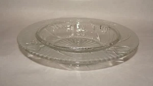 Jeannette Glass Iris & Herringbone Butter Dish Bottom Only * - Picture 1 of 12