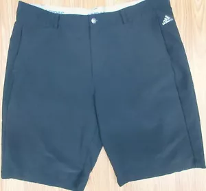 ADIDAS Mens POLY/SPANDEX GOLF SHORTS BLACK & GRAY Sz 38 - Picture 1 of 4