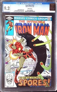Iron Man #157 1982 CGC 9.2! Alan Kupperberg & Bob Layton! - Picture 1 of 2