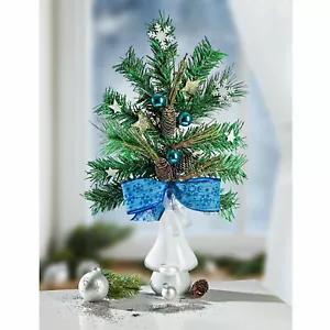 ¡NUEVO! Navidad Artificial Pino Imitación Cono Abeto Rama Elige - Totalmente decorado - Imagen 1 de 3