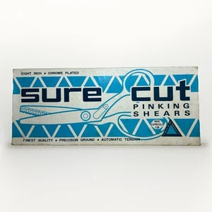 Vintage Sure Cut Pinking Shears With Original Box - Picture 1 of 7