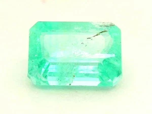 1.59Ct GORGEOUS ! UNTREATED NATURAL GREEN EMERALD FROM BRAZIL - Picture 1 of 7