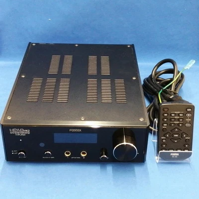 Fostex HP-A8MK2 32bit DAC Headphone Amplifier w/ Remote Cable Tested Japan - Image 1 of 4